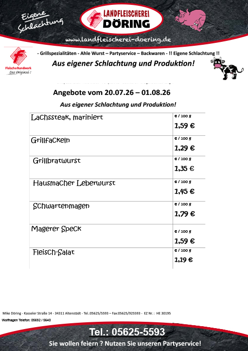 Landfleischerei Döring in Altenstädt