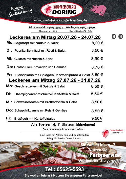 Landfleischerei Döring in Altenstädt